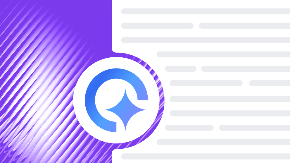 Ai Marketing Tools - A blue logo with star on a white circle, over a purple striped background.