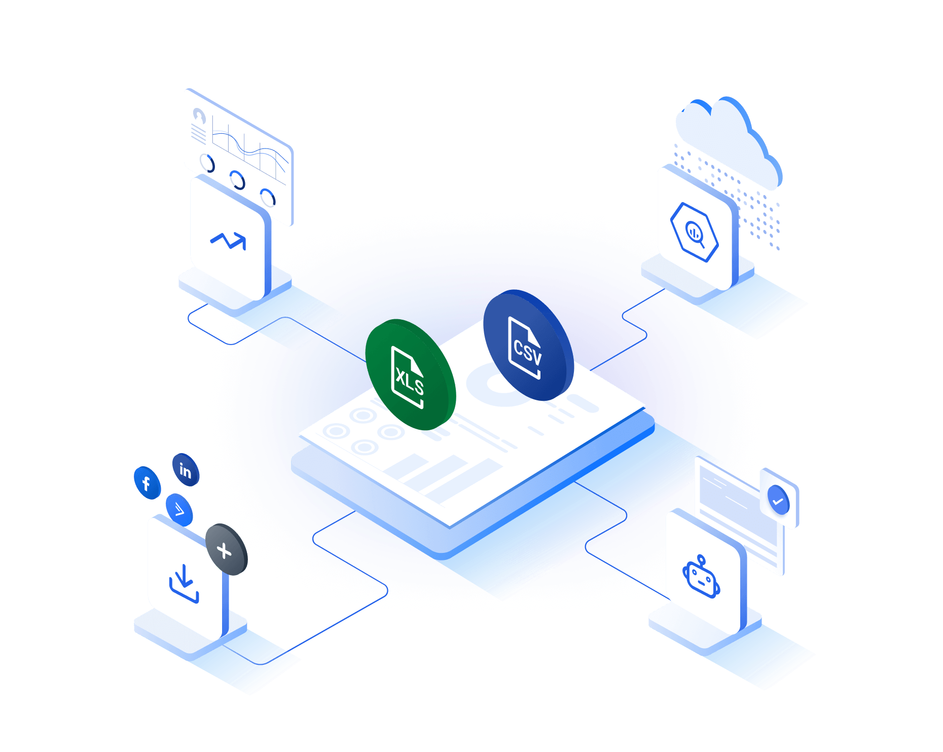 Share marketing data quickly and easily whatagraph