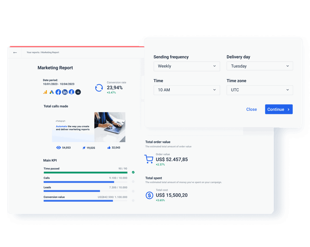 Whatagraph marketing reporting tool