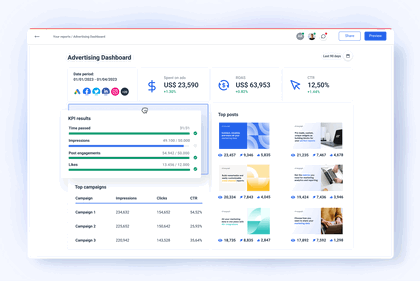 Advertising Dashboard for Agencies
