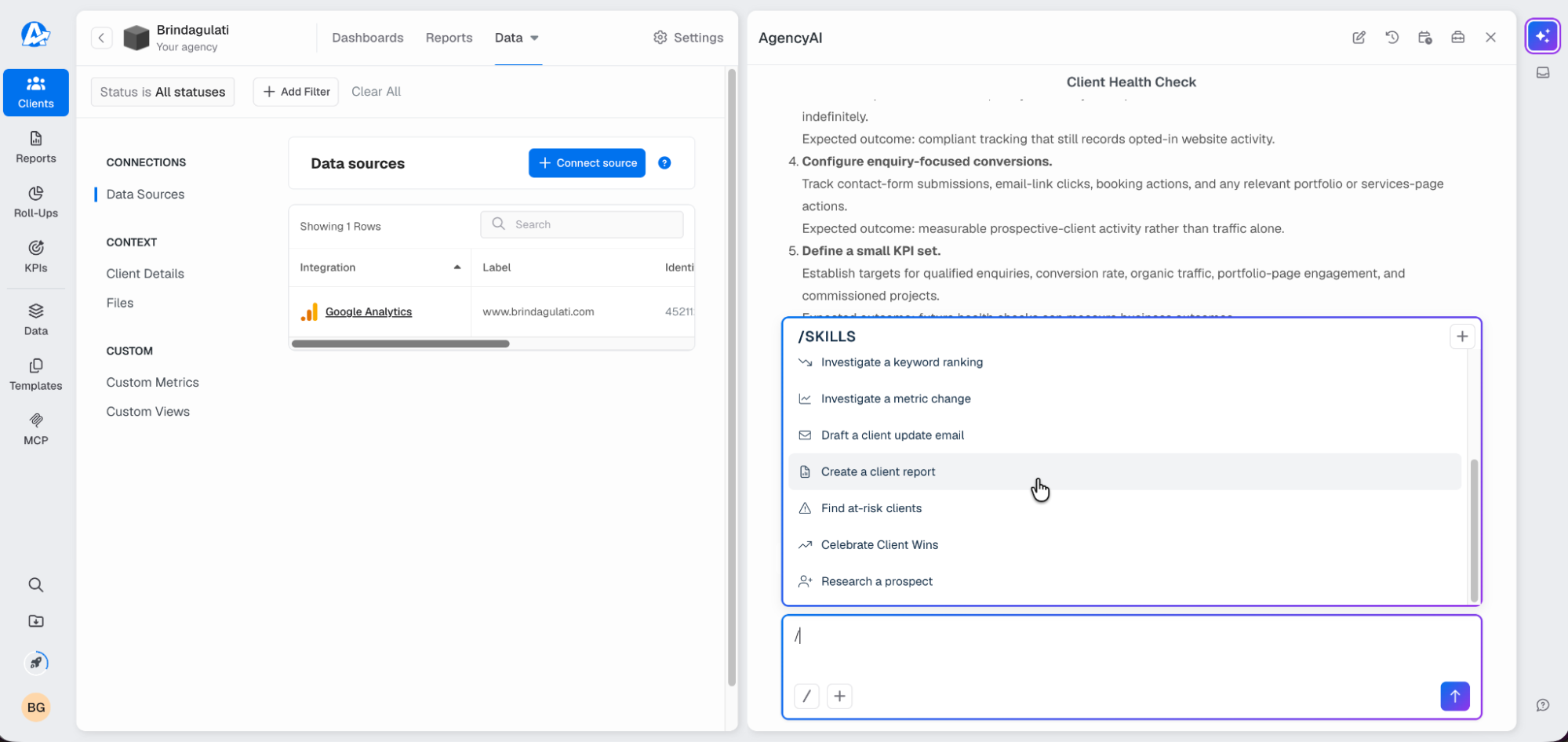 Agencyanalytics agencyai