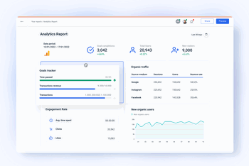 Analytics report templates