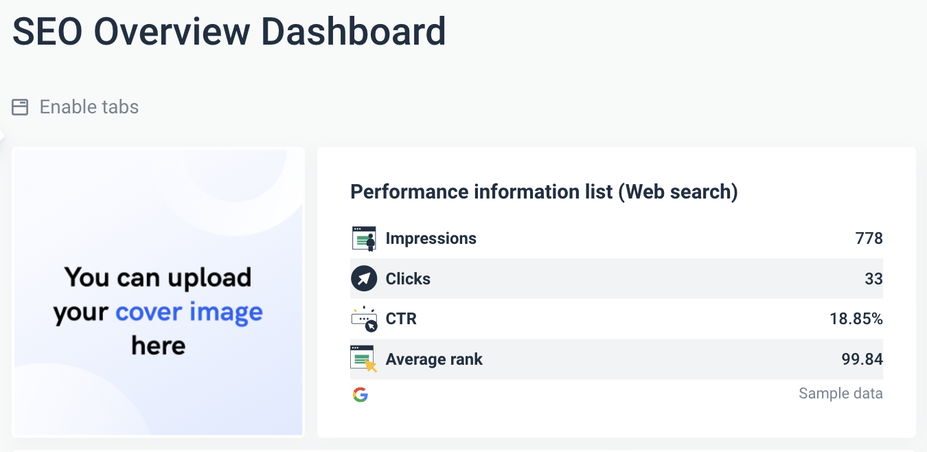 SEO Client Dashboard - Cover