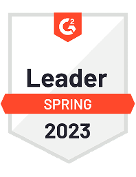 G2 badge for data visualization leader