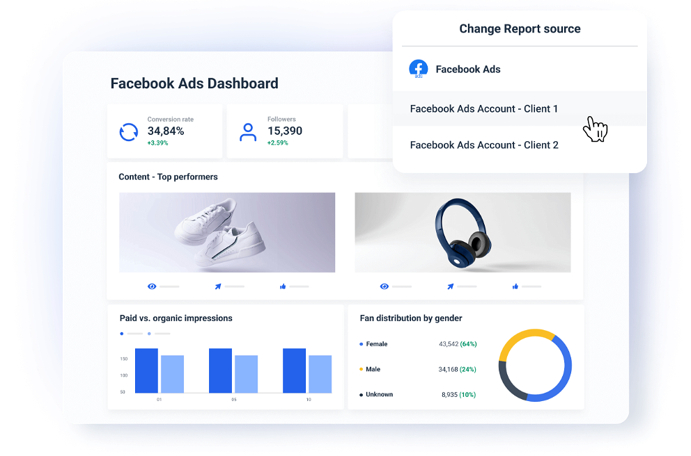 Spend less time creating Facebook advertising dashboards