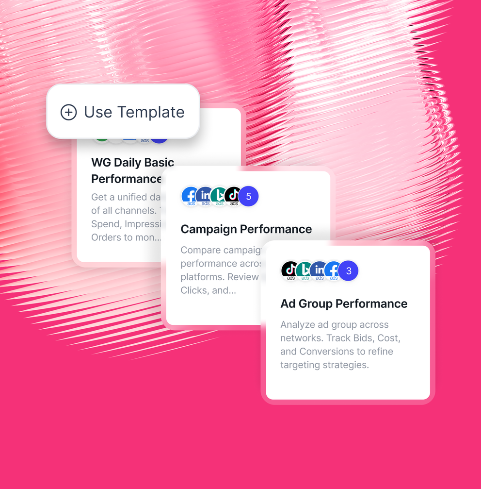 Whatagraph pre-made data maps providing ready-to-use field mapping templates 