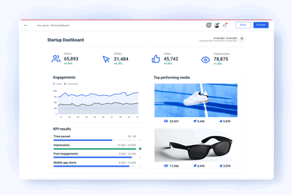 Startup Dashboard