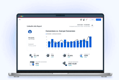 LinkedIn report template