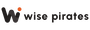 MG Secundário - The logo for "wise pirates" with a styled W and orange dot.