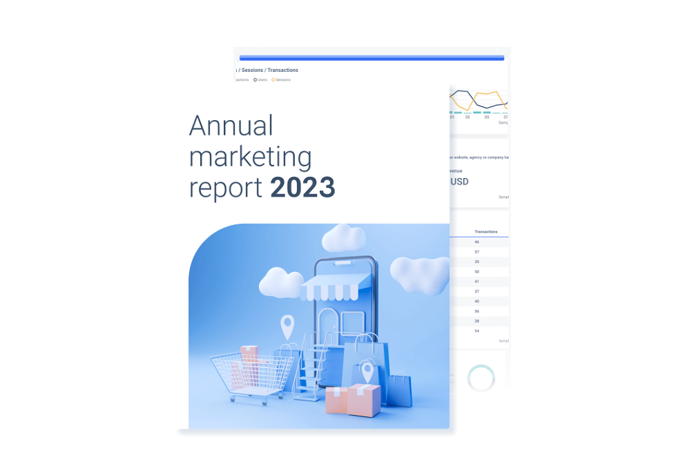 Annual Marketing Report from Whatagraph