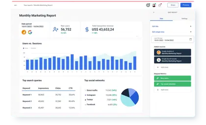 Monthly Marketing Report
