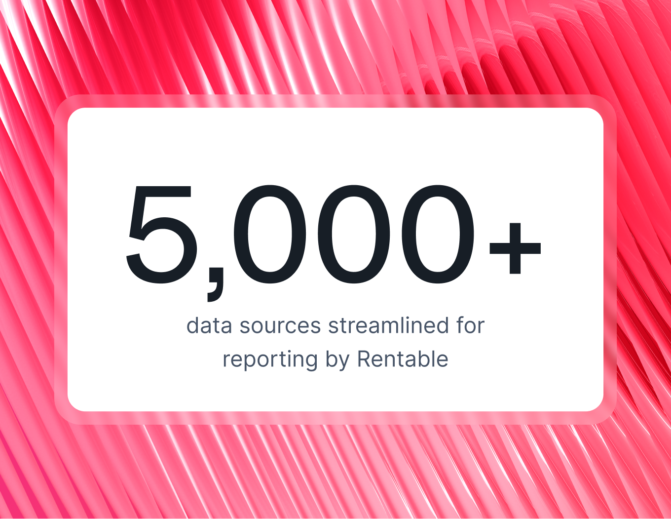 Rentable streamlined 5,000+ data sources for reporting with Whatagraph.