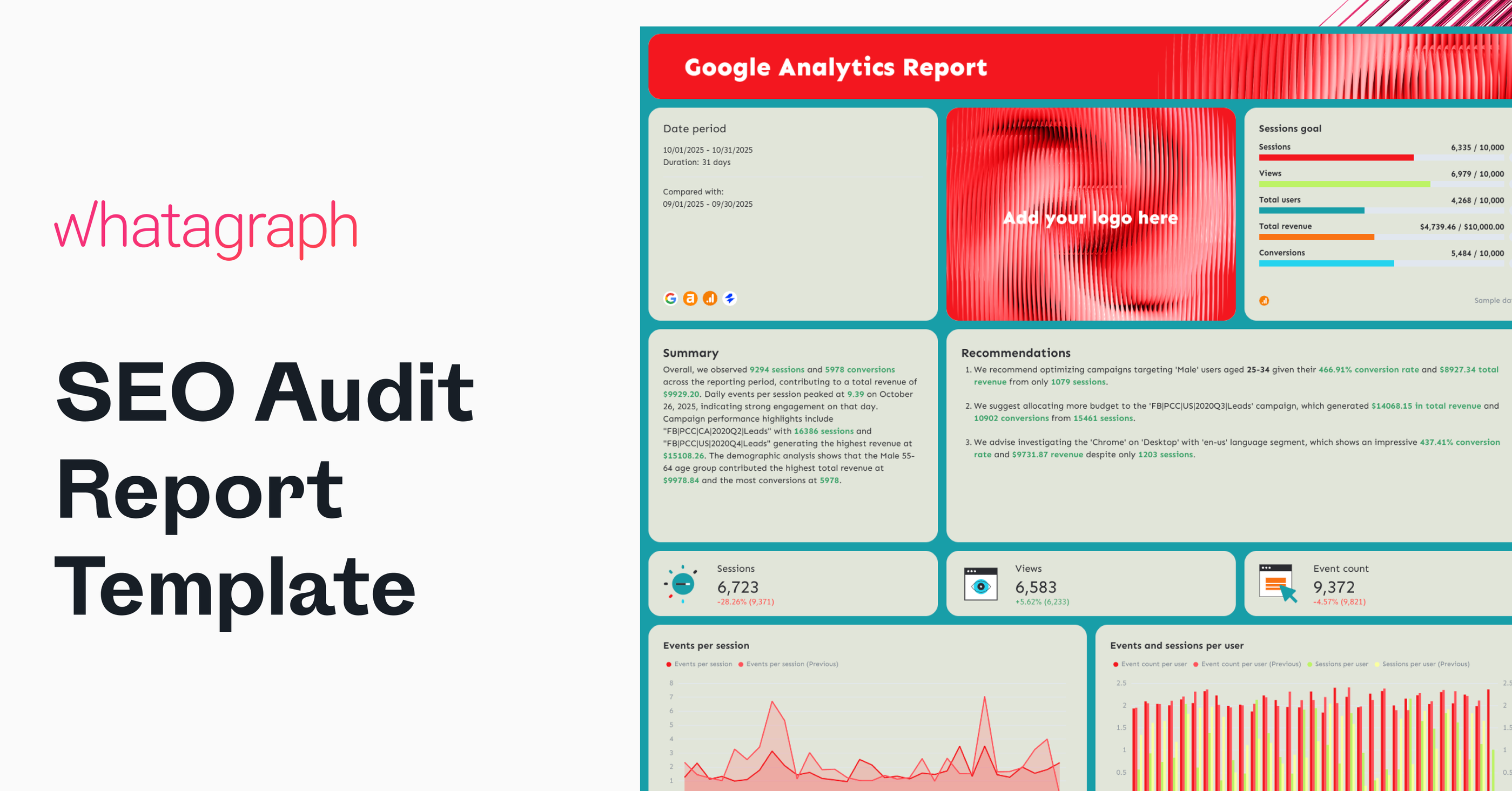 Free SEO Audit Report Template | Ready in Seconds | Whatagraph