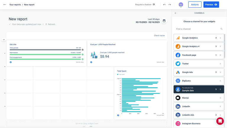 How to Create an Engaging Facebook Ads Report | Whatagraph