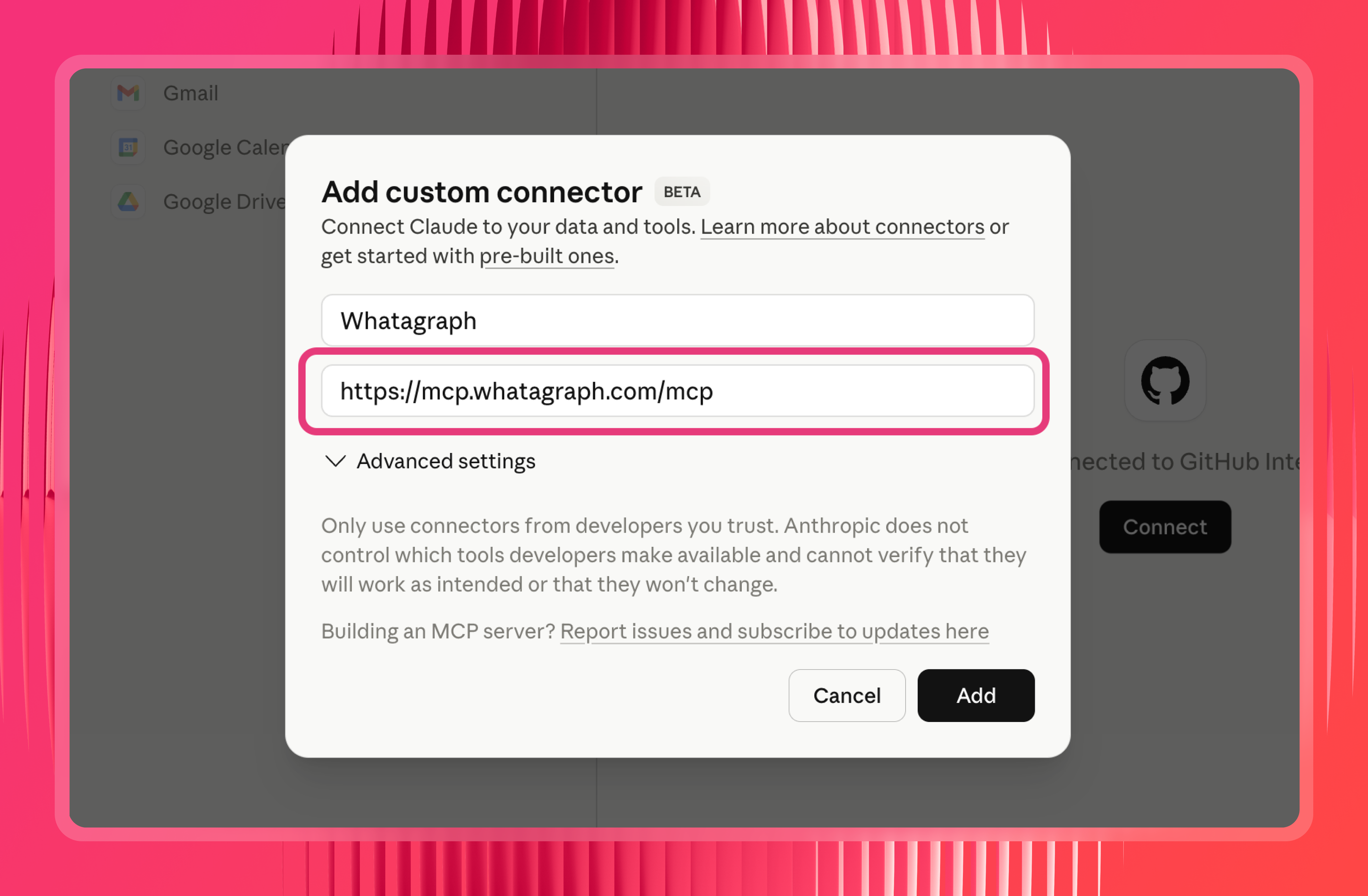 Step 2 of how to connect LinkedIn to Claude - Google Sheets MCP.png