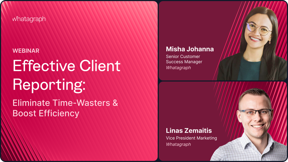 Webinar Cover Reporting - Webinar promo image featuring text, photos, and branding.