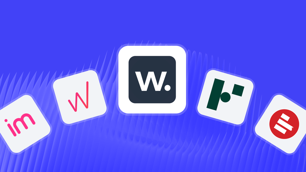 Windsor Ai Alternatives - Several white rounded square app icons on a blue background.
