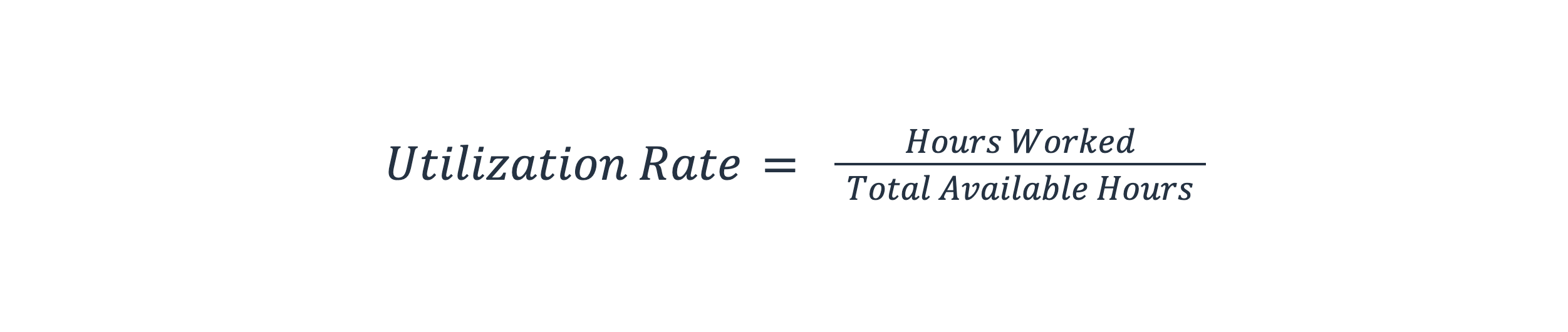 Utilization rate - Agency metrics