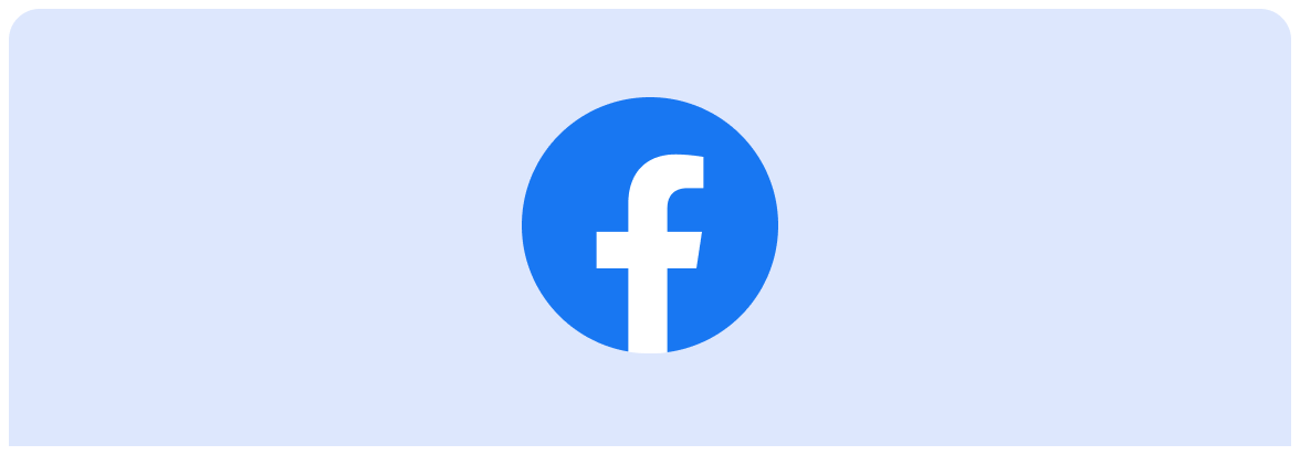 Facebook Page dashboard card icon