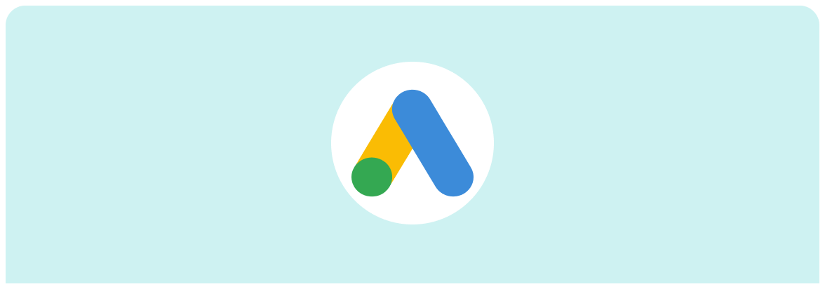 Google Ads dashboard card icon
