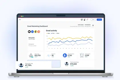 email marketing dashboard