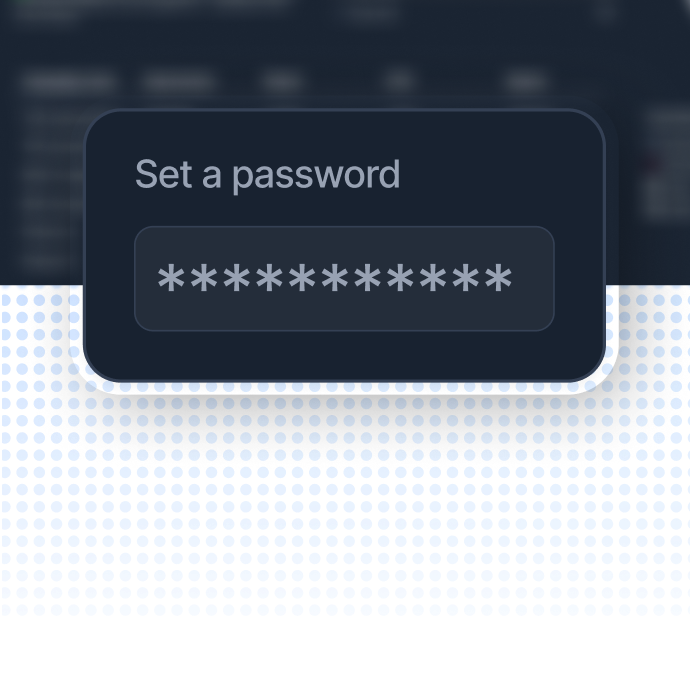 Whatagraph password-protected live report link allowing secure stakeholder access to marketing dashboards.