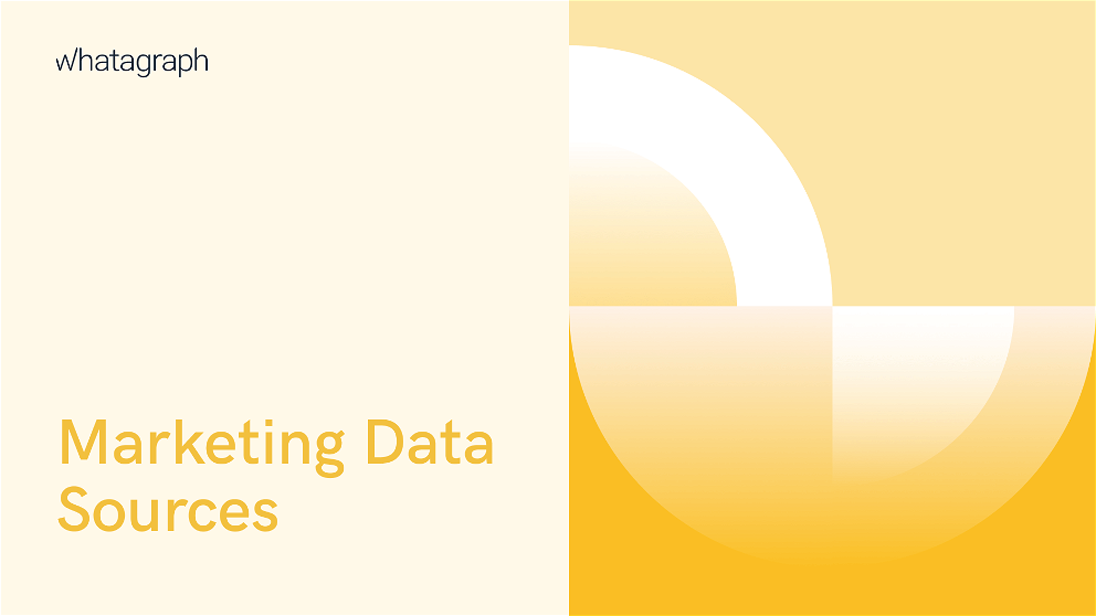 Marketing data sources cover image