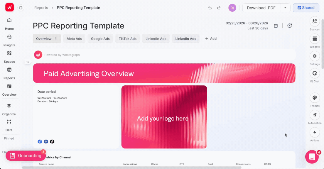 save reports as a template.gif