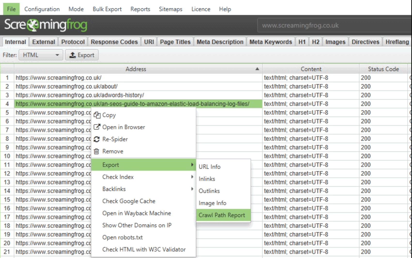 Agency SEO Software - Screaming Frog