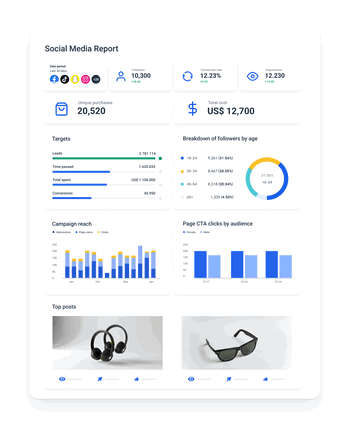 Social media report