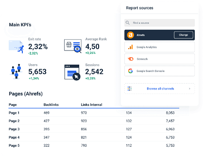 Powerful Ahrefs Reporting Tool 