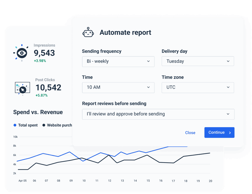 Facebook Ads Dashboard: Try a Free 10 KPI Template - AgencyAnalytics