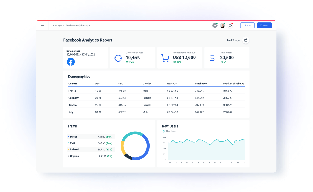 Facebook Analytical Report