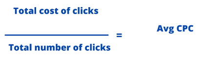 facebook Cost per click KPI formula