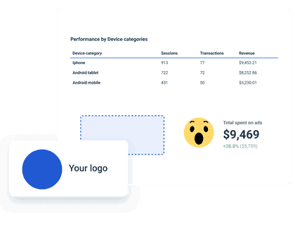 Branded and custom made dashboards