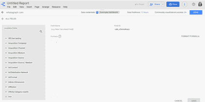 GDS calculated fields