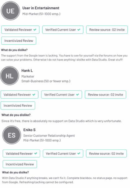 Google Data Studio Support and Onboarding