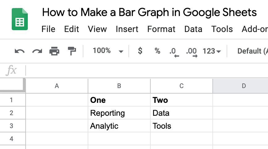 Google Sheets Table