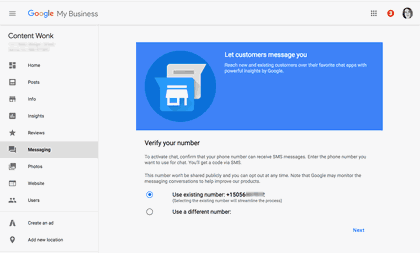 How to set up messaging for your Google My Business