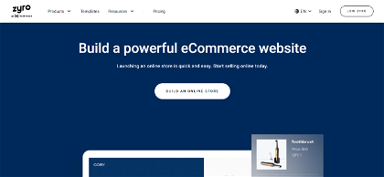 Zyro - eCommerce website builder