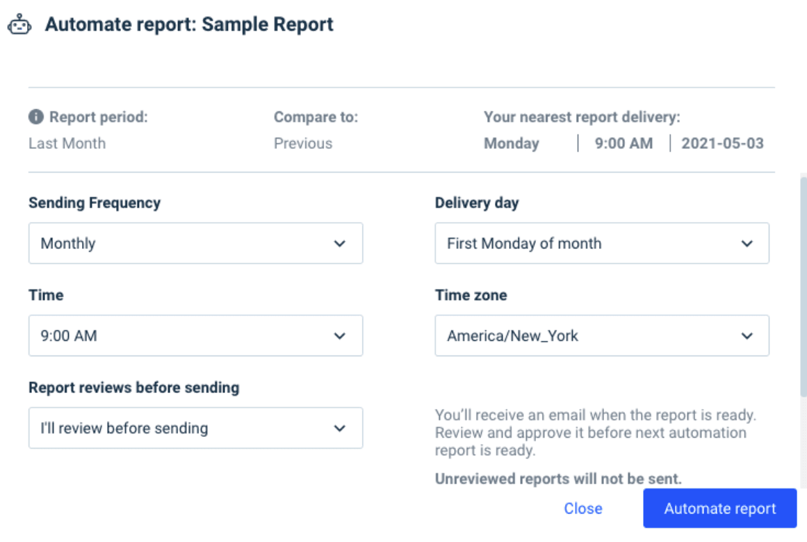 automate your reports with Whatagraph