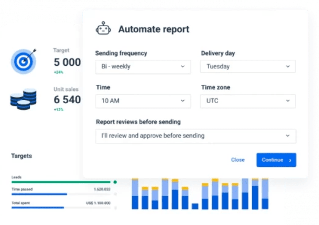 Automate client reporting process