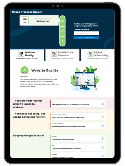 localiq website grader