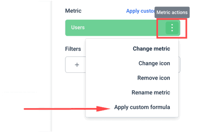 customize formulas