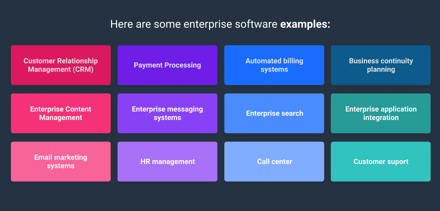 software enterprise examples