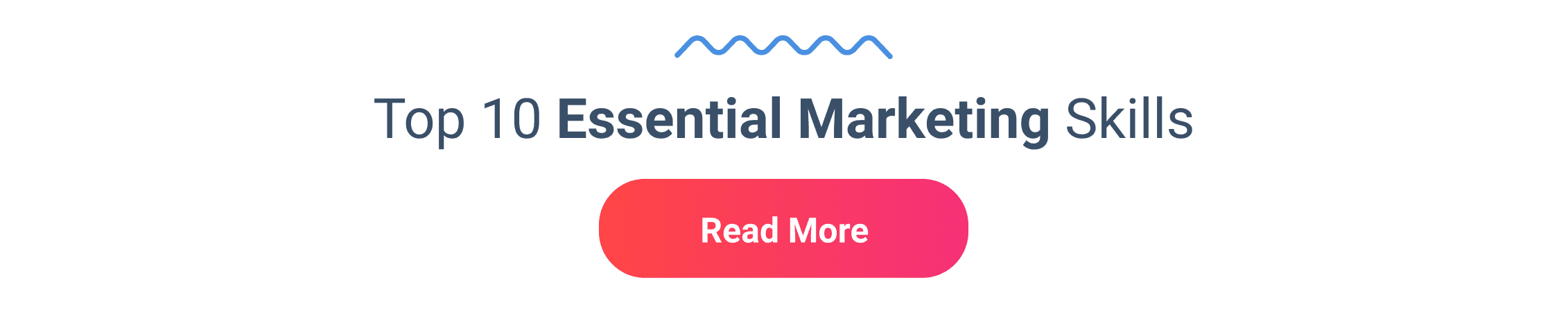 Top 10 essential marketing skills banner