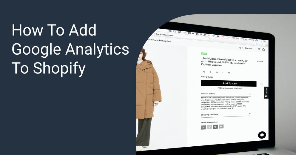 Use Shopify with Google Analytics