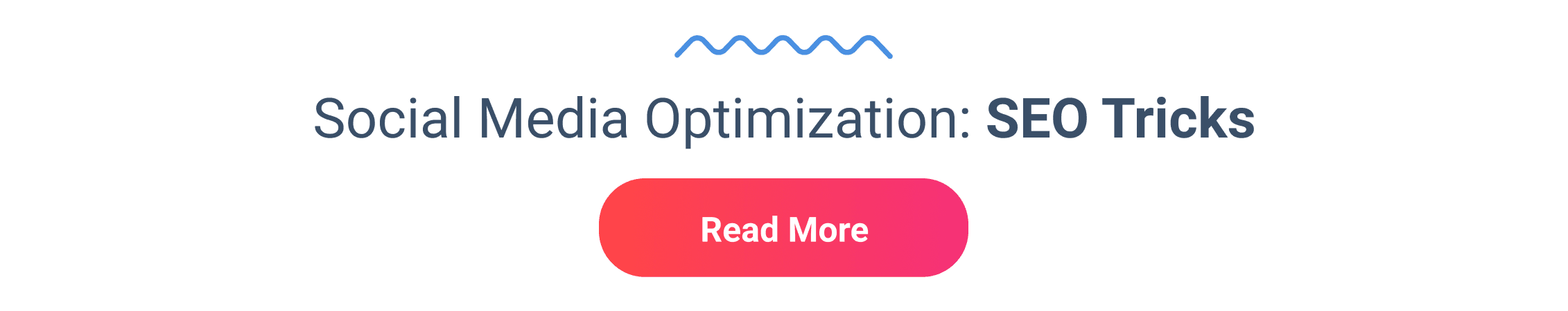 Social media optimization: SEO tricks banner