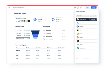Whatagraph Report Building Solutions