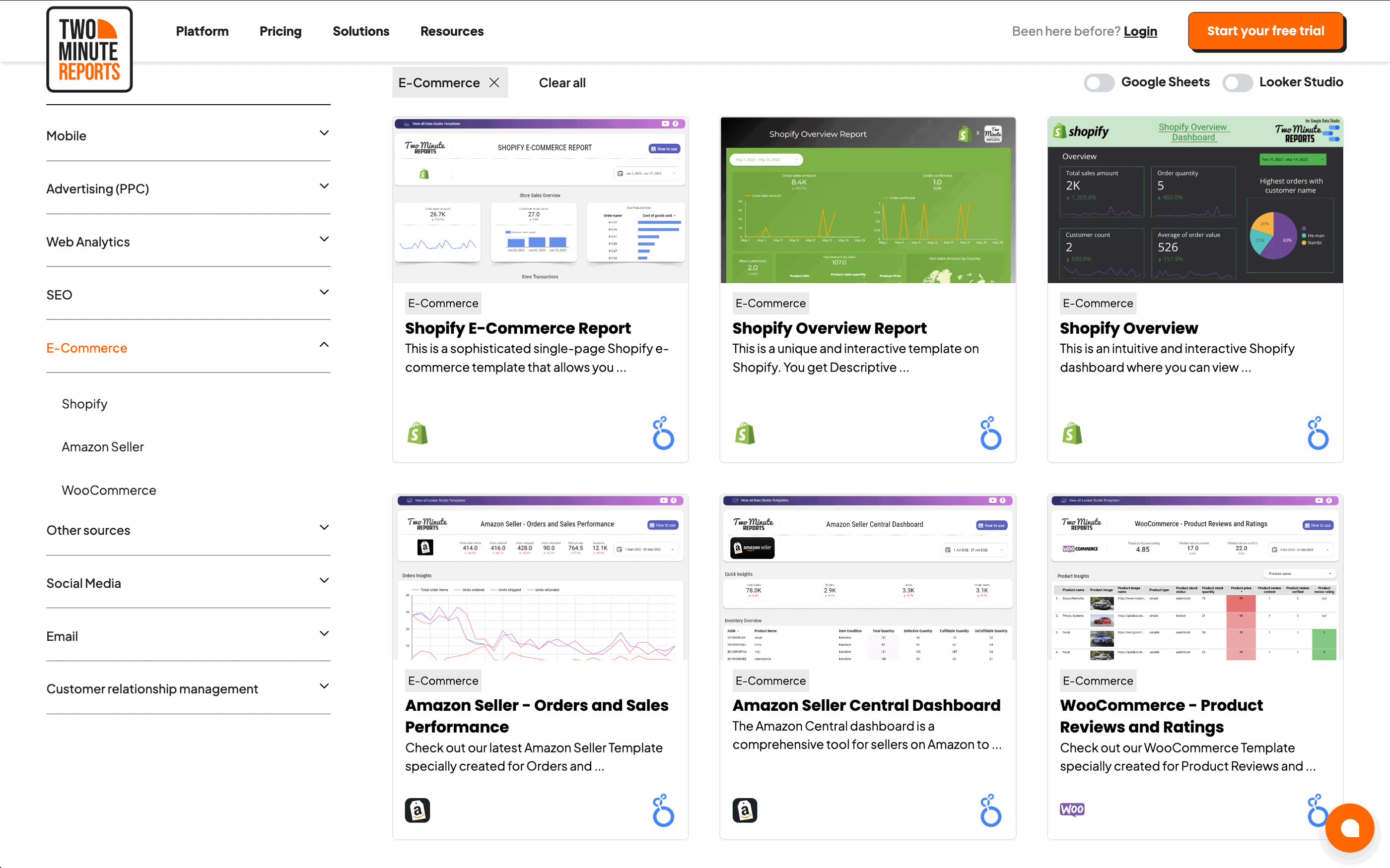 Two Minute Reports